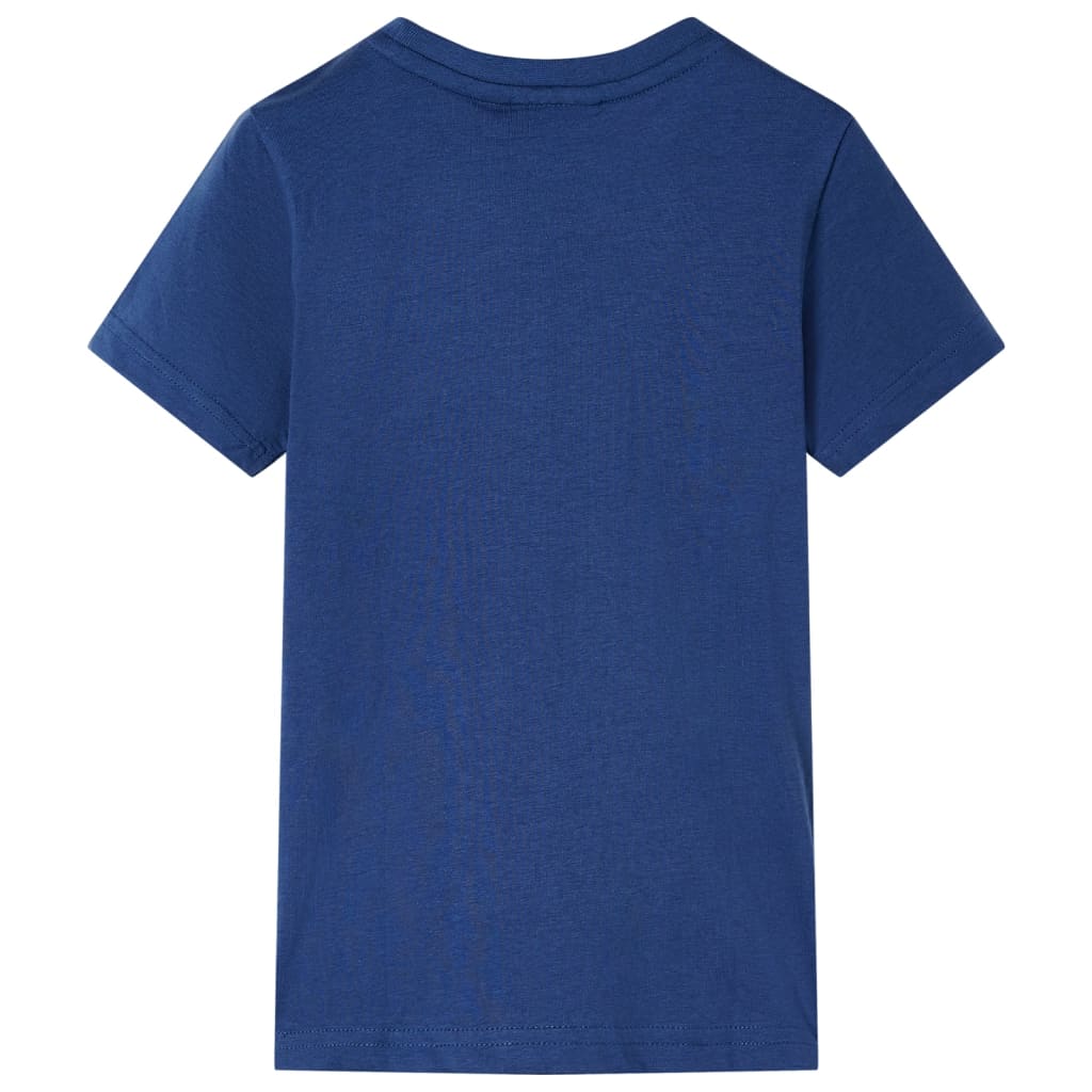 Vidaxl børneshirt 104 mørkeblå