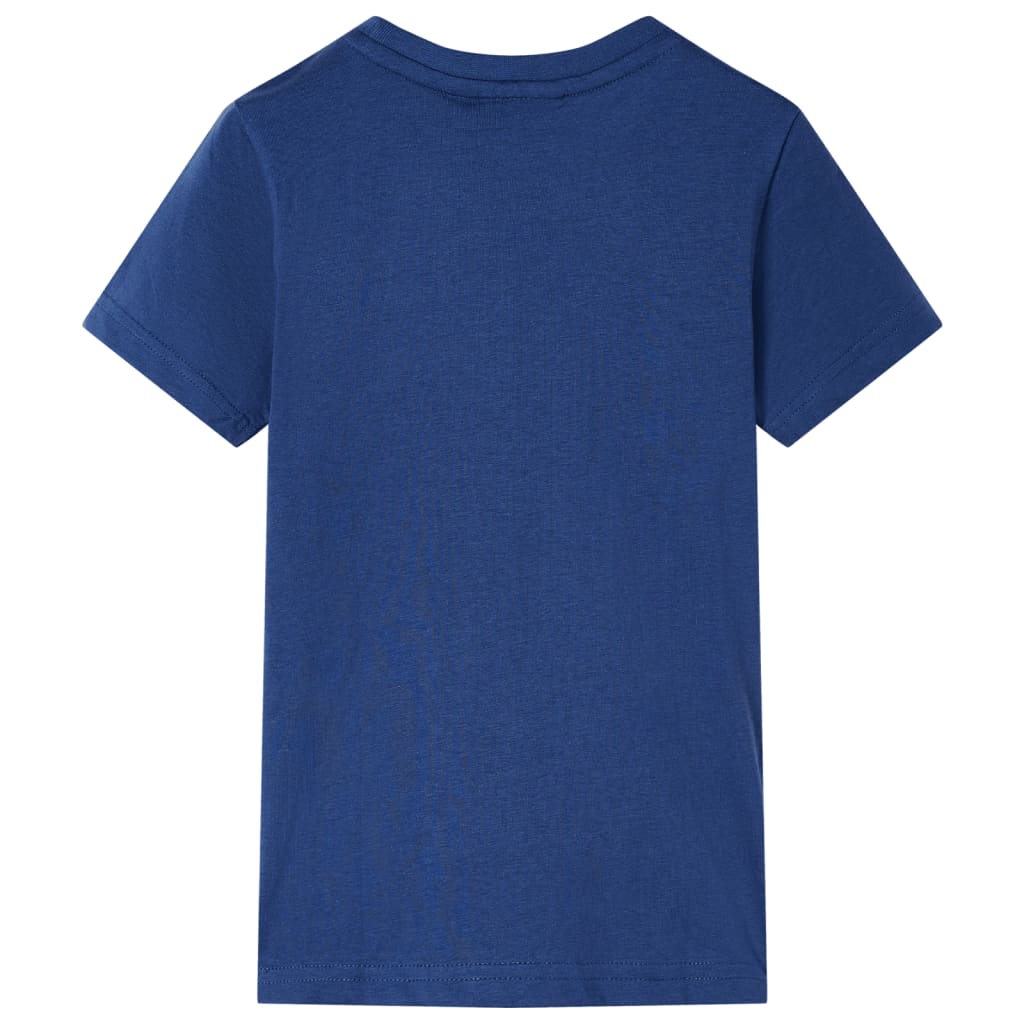 Vidaxl børneshirt 140 mørkeblå