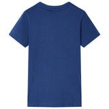 Vidaxl børneshirt 140 mørkeblå