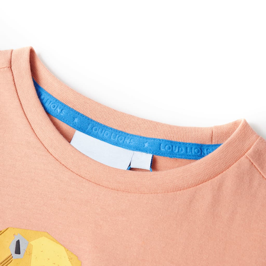 Vidaxl børneshirt 140 lys orange