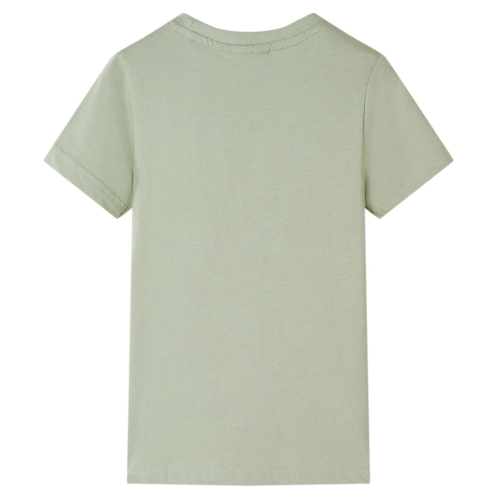 Vidaxl Børnestrøje med korte ærmer 140 Light Khaki