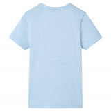 Vidaxl børneshirt 92 blandet blød blå