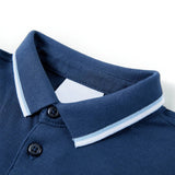 VidaXL børne poloshirt 104 mørkeblå
