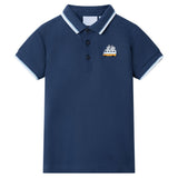 Vidaxl Børnepolo -shirt 128 mørkeblå