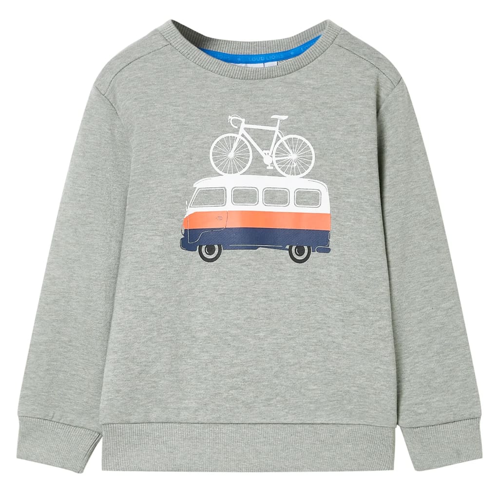 Vidaxl Børns sweater 140 Light Khaki plettet
