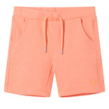 VidaXL børneshorts med snøre 128 neon orange