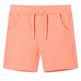 VidaXL børneshorts med snøre 140 neon orange