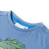Vidaxl børneshirt 116 medium blå
