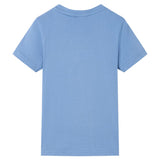 Vidaxl børneshirt 140 medium blå