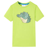 Vidaxl børneshirt 92 kalkgrøn