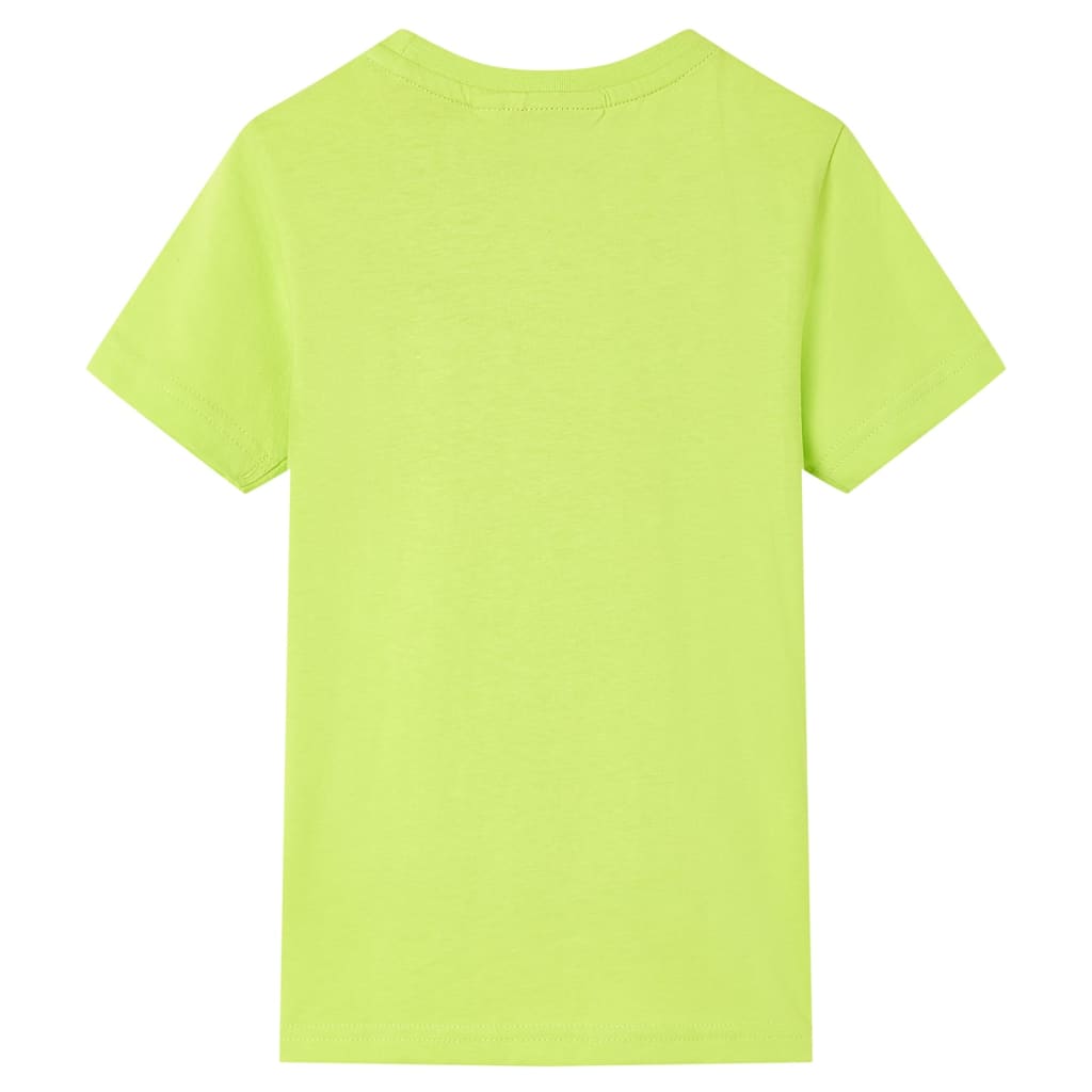 Vidaxl børneshirt 92 kalkgrøn