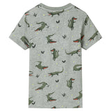 VidaXL børneskjorte 104 blandet lys khaki