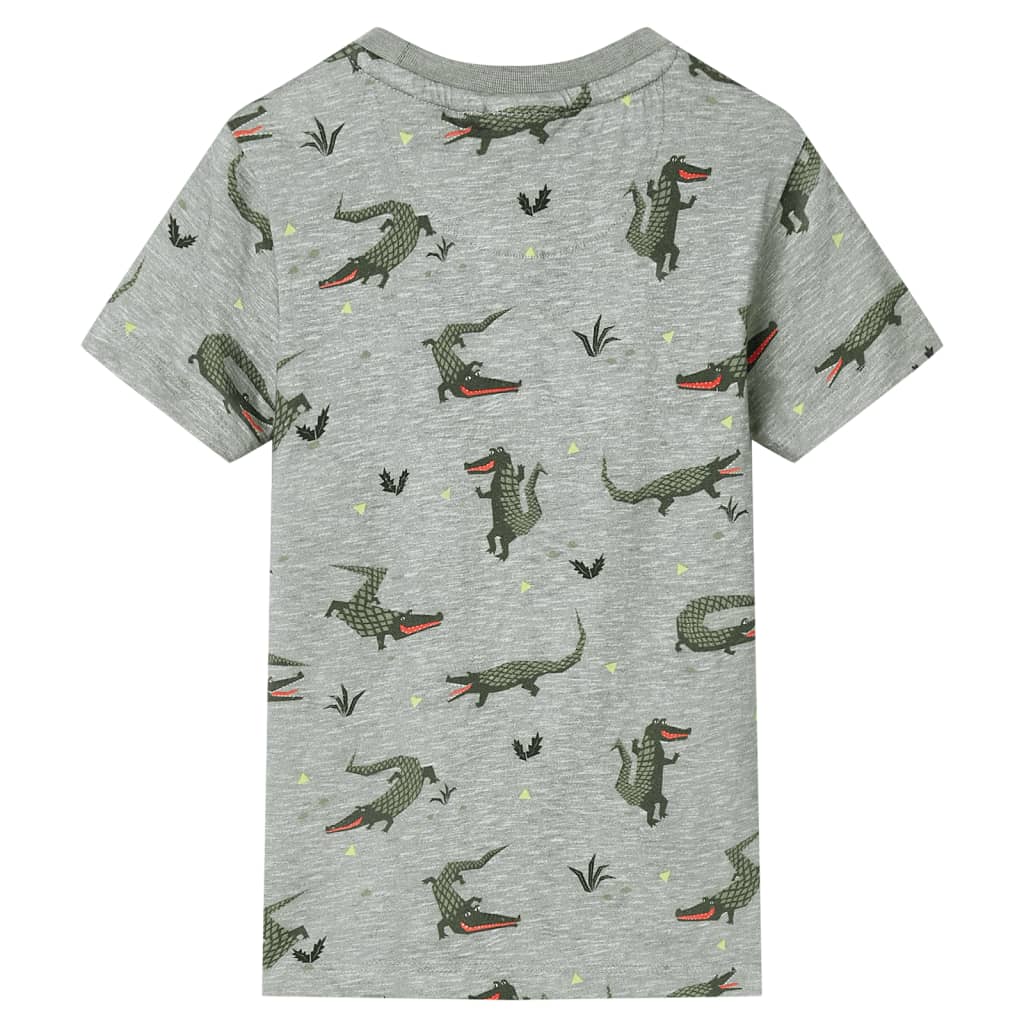 VidaXL børneskjorte 116 blandet lys khaki