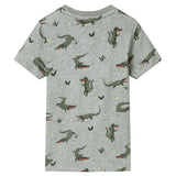 VidaXL børneskjorte 116 blandet lys khaki