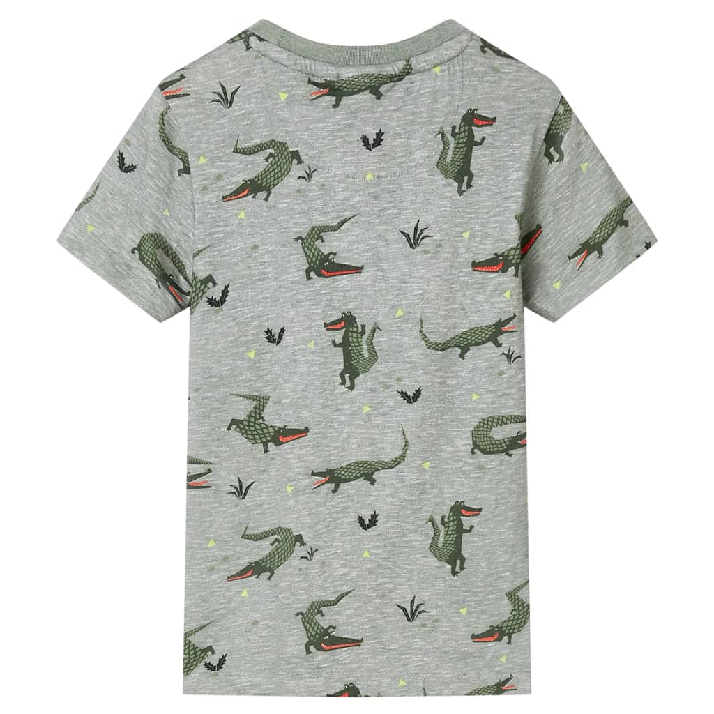 VidaXL børneskjorte 128 blandet lys khaki