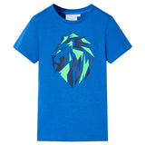 Vidaxl børneshirt 140 blå