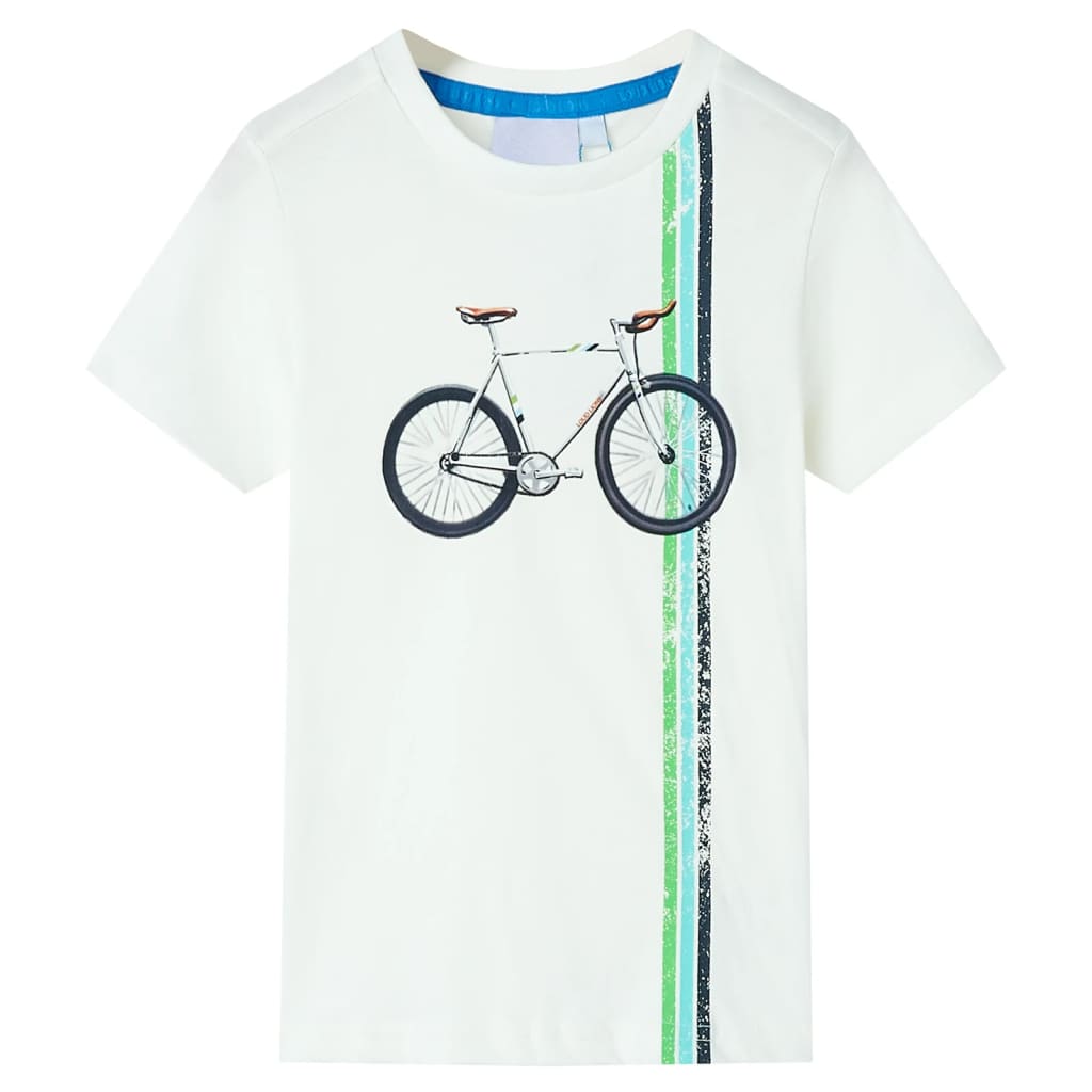 Vidaxl børneshirt med korte ærmer 104 ECRU