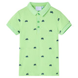 VidaXL børne poloshirt 104 neongrøn