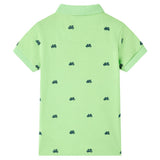 VidaXL børne poloshirt 104 neongrøn