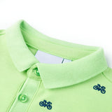 VidaXL børne poloshirt 104 neongrøn