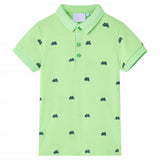 VidaXL børne poloshirt 116 neongrøn