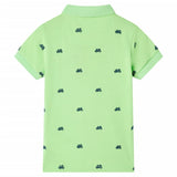 VidaXL børne poloshirt 116 neongrøn