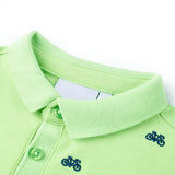 VidaXL børne poloshirt 128 neongrøn