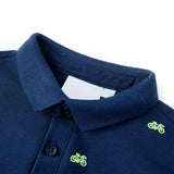 VidaXL børne poloshirt 104 marineblå
