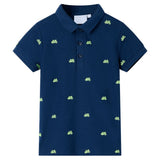 VidaXL børne poloshirt 140 marineblå