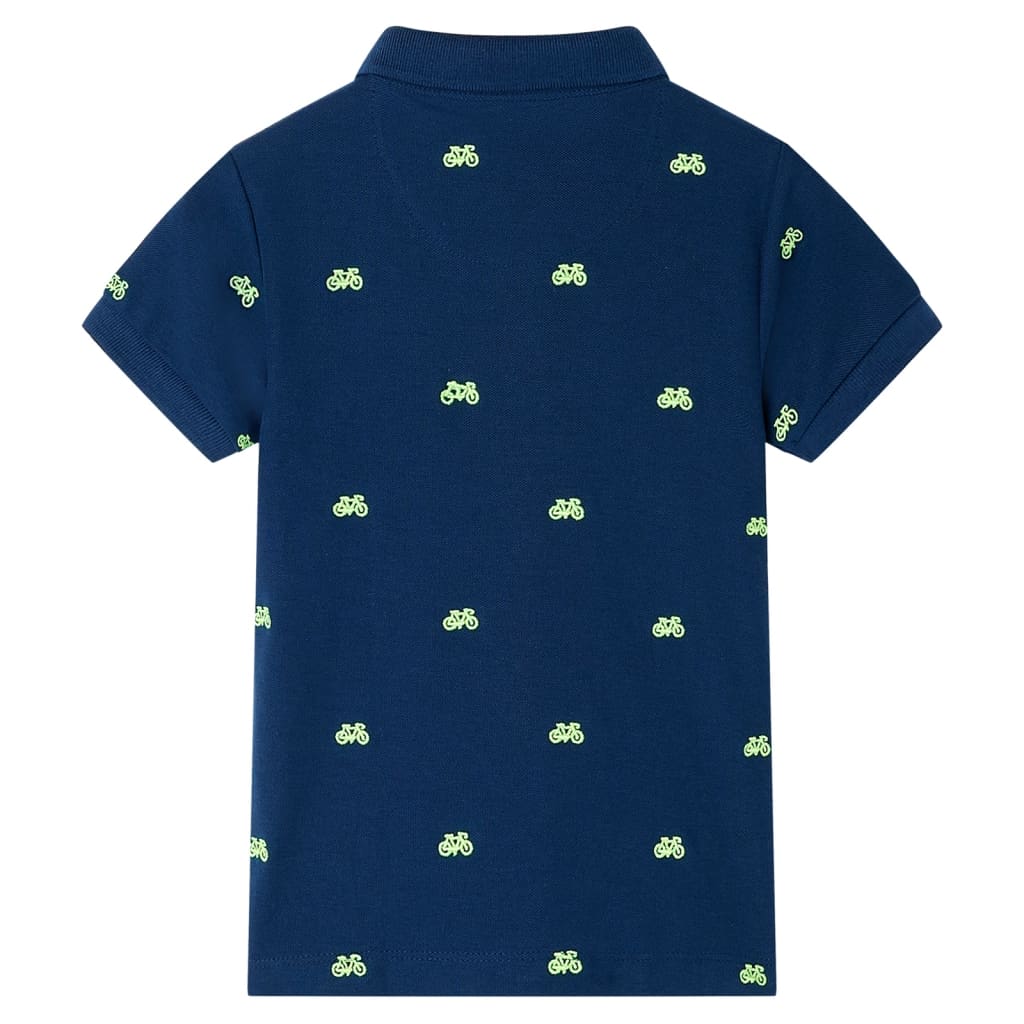 VidaXL børne poloshirt 140 marineblå