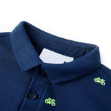 VidaXL børne poloshirt 140 marineblå