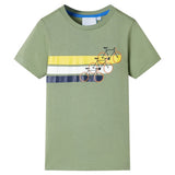 Vidaxl børneshirt med korte ærmer 92 Light Khaki
