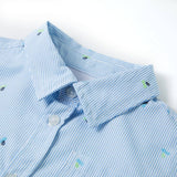 Vidaxl børneshirt 140 lyseblå