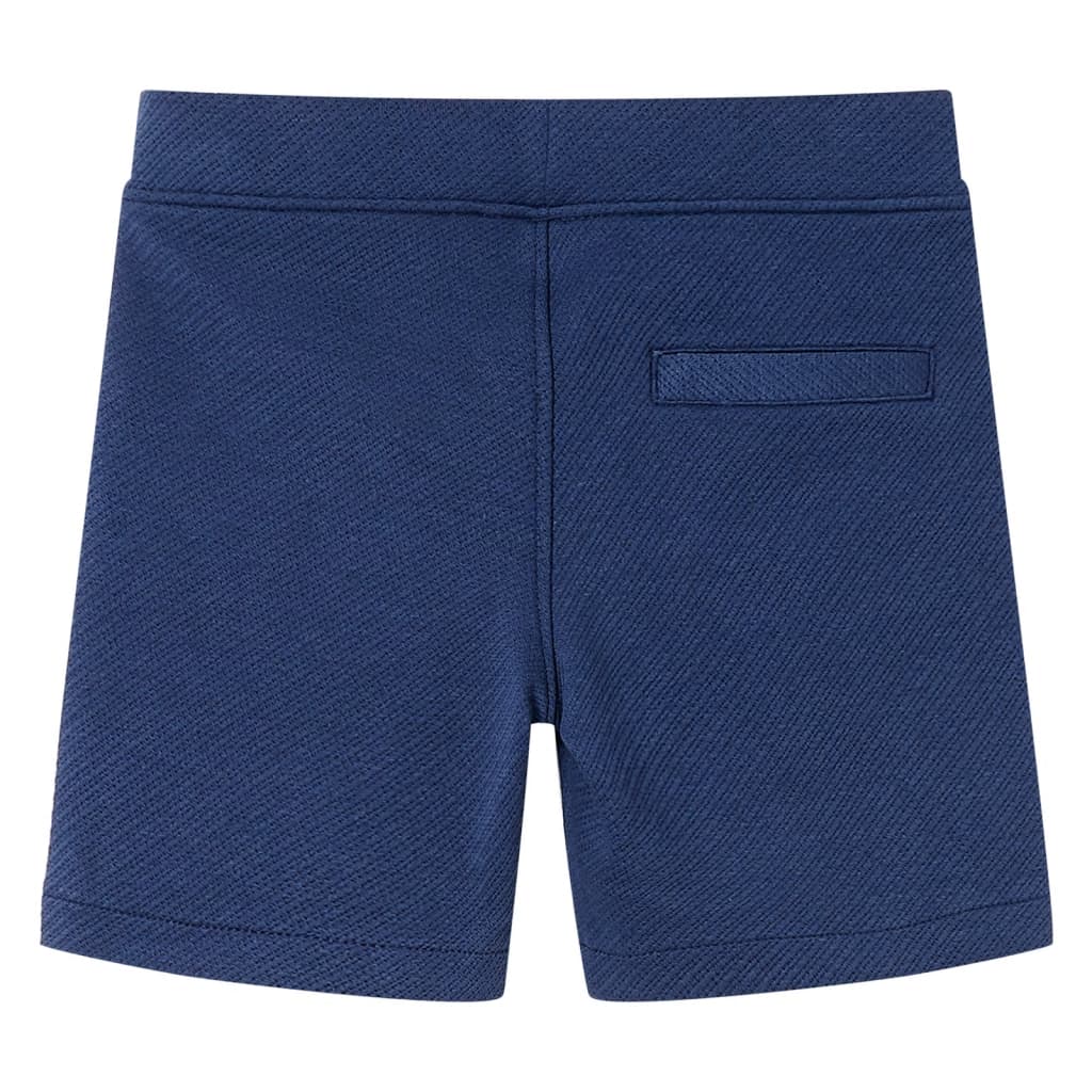 VidaXL børneshorts med snøre 104 mørkeblå