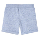 VidaXL børneshorts med snøre 128 blandet blå