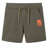 VidaXL børneshorts med snøre 116 mørk khaki
