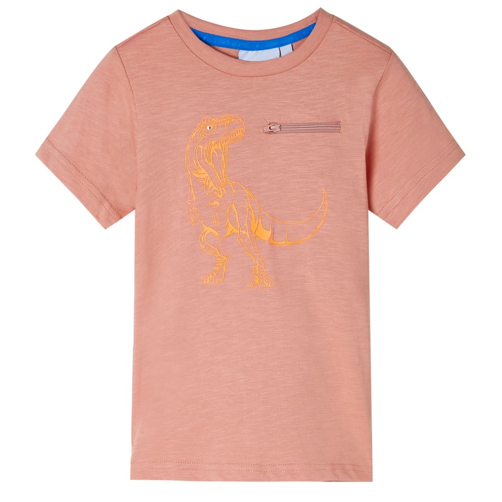 Vidaxl Børnestrøje med korte ærmer 104 Light Orange