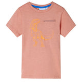 Vidaxl Børnestrøje med korte ærmer 104 Light Orange