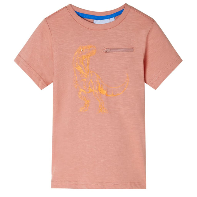 Vidaxl Børnestrøje med korte ærmer 104 Light Orange