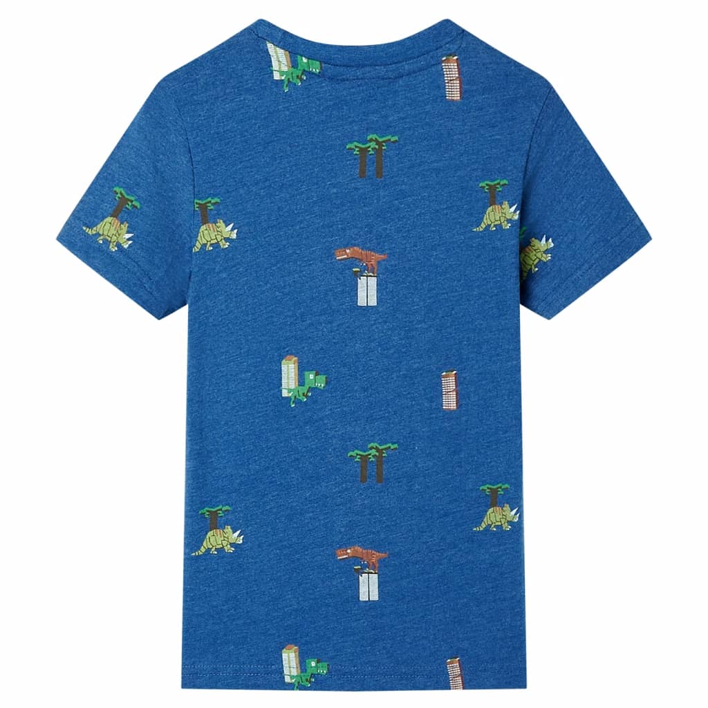 Vidaxl børneshirt 116 blandet mørkeblå
