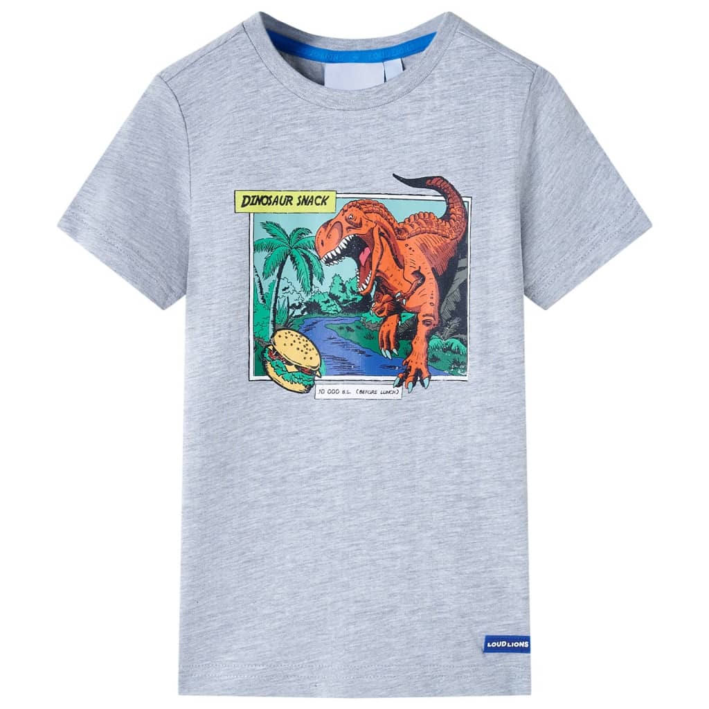 Vidaxl børneshirt 92 grå