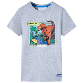 Vidaxl børneshirt 92 grå