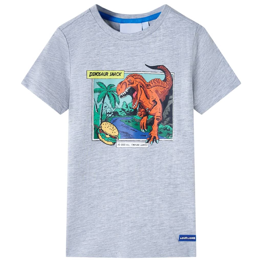 Vidaxl børneshirt 104 grå