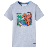 Vidaxl børneshirt 104 grå
