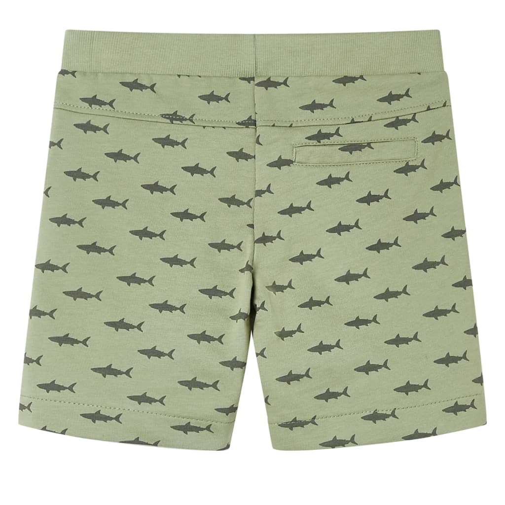 VidaXL børneshorts med snøre 116 lys khaki