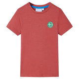 VidaXL børneskjorte 104 paprika farvet