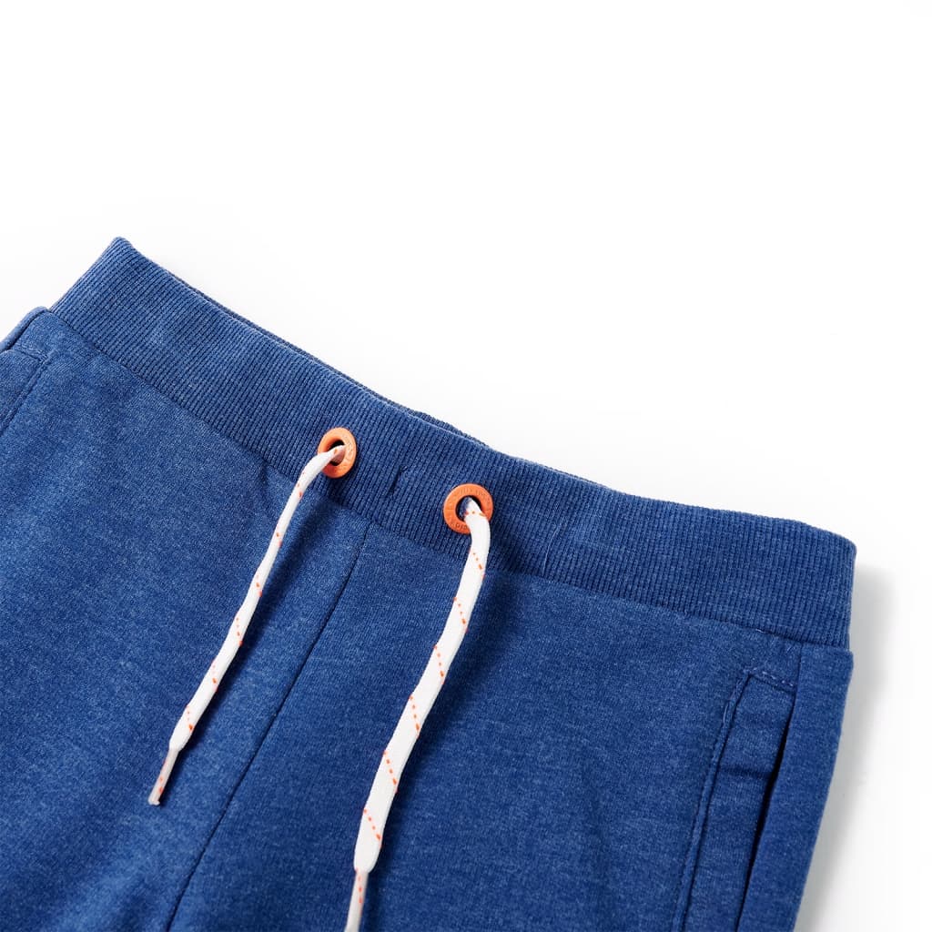 Vidaxl børneshorts med snøre 116 blandet mørkeblå