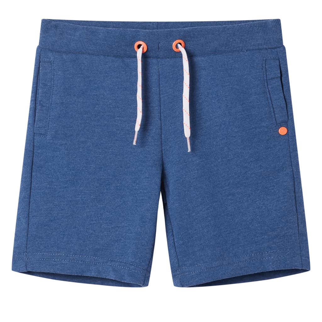 VidaXL børneshorts med snøre 128 blandet mørkeblå