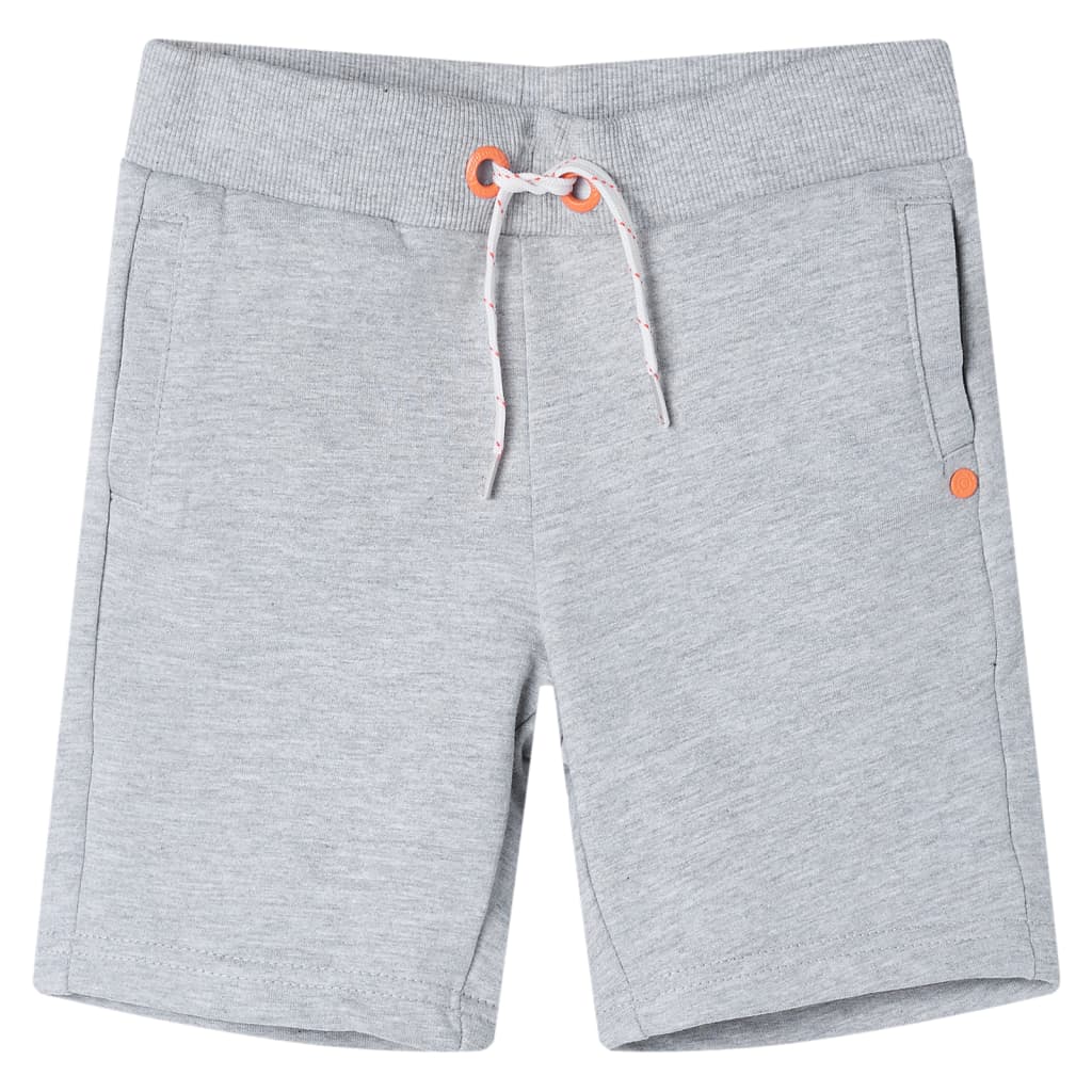 VidaXL Børneshorts med snøre 92 grå