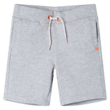 VidaXL Børneshorts med snøre 92 grå